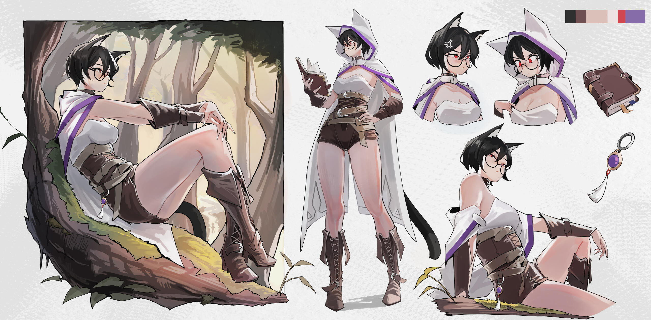 Mae - Basic Character Sheet ( Addittional Illustration )